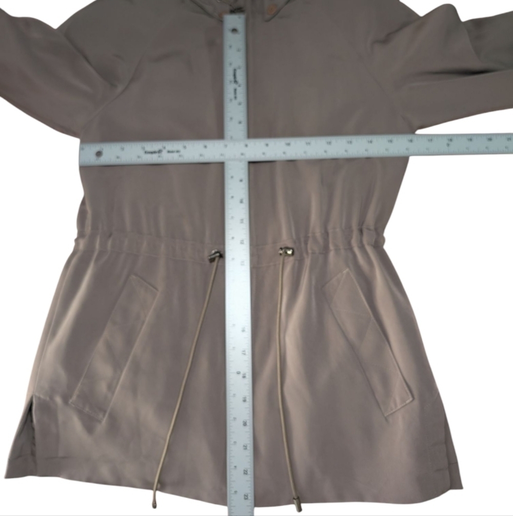 Jones NY Taupe Utility Jacket with Adjustable Fit - Picture 4 of 8